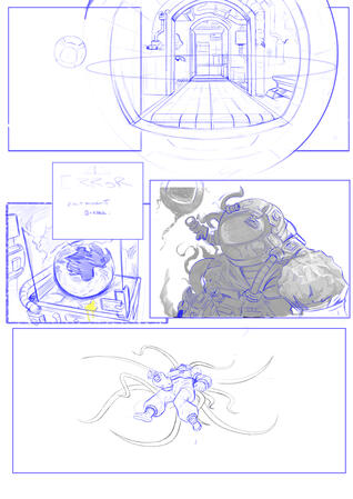 Personal Project - "Dark" - Pencils/Draft